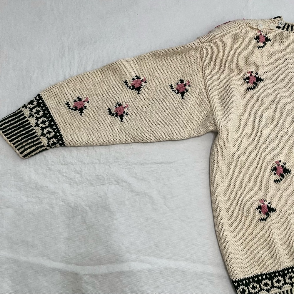 Vintage Westbound Floral Sweater Grandma CottageCore Granny - Picture 6 of 10